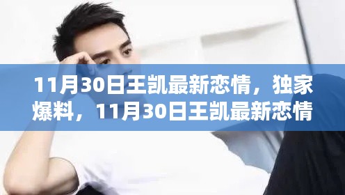 王凯最新恋情独家揭晓,11月30日恋情更新揭秘