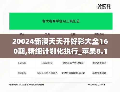 20024新澳天天开好彩大全160期,精细计划化执行_苹果8.118