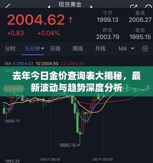 去年今日金价查询表大揭秘,最新波动与趋势深度分析